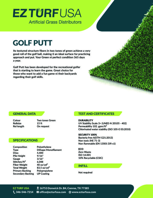 Golf Putt Turf - Image 2